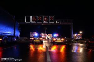 LKW Unfall BAB7 AS Altwarmbüchen