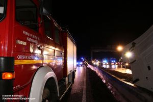 LKW Unfall BAB7 AS Altwarmbüchen