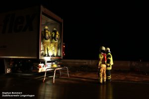 LKW Unfall BAB7 AS Altwarmbüchen