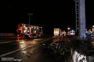 LKW Unfall BAB7 AS Altwarmbüchen