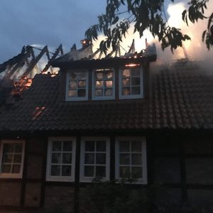 Dachstuhlbrand Altwarmbüchen