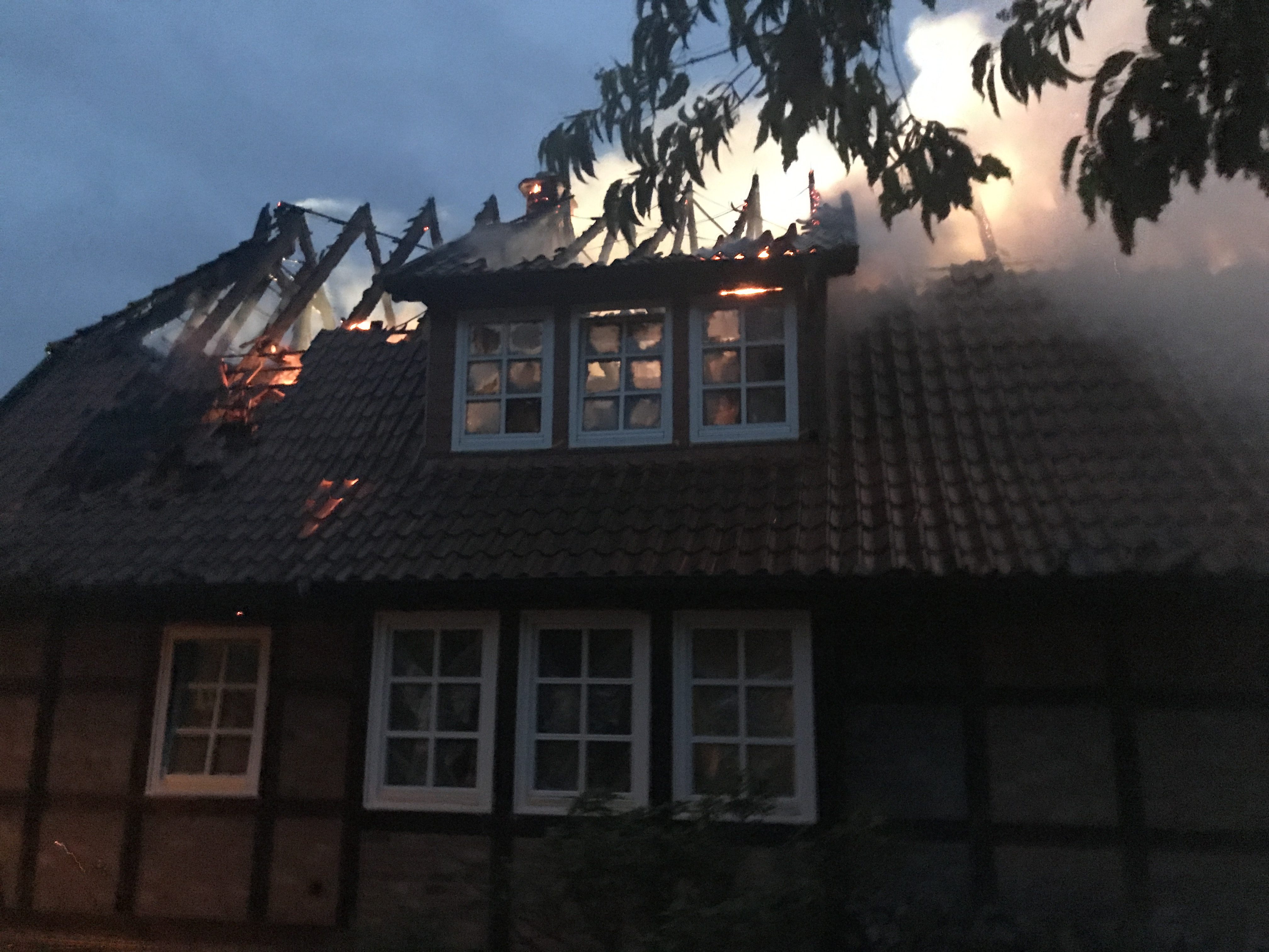 Dachstuhlbrand Altwarmbüchen