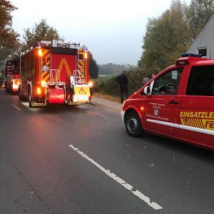 Patientenrettung Drehleiter Altwarmbüchen in Grossburgwedel