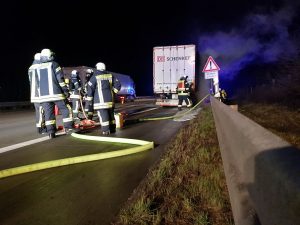LKW-Brand Altwarmbüchen 19.01.2018