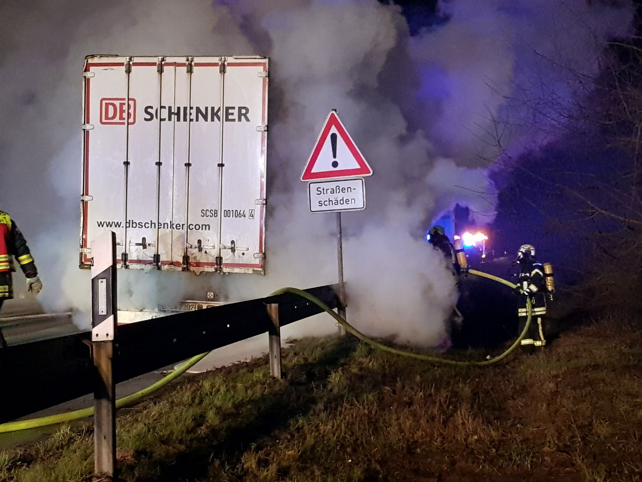 LKW-Brand Altwarmbüchen 19.01.2018