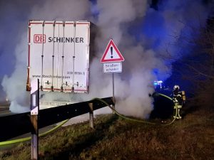 LKW-Brand Altwarmbüchen 19.01.2018