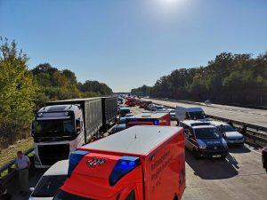 Verkehrsunfall BAB7 | Quelle: Ströbert | FF Altwarmbüchen