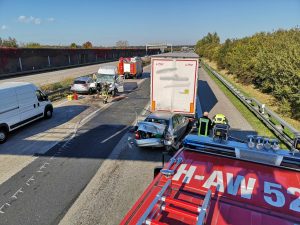 Verkehrsunfall BAB7 | Quelle: Ströbert | FF Altwarmbüchen